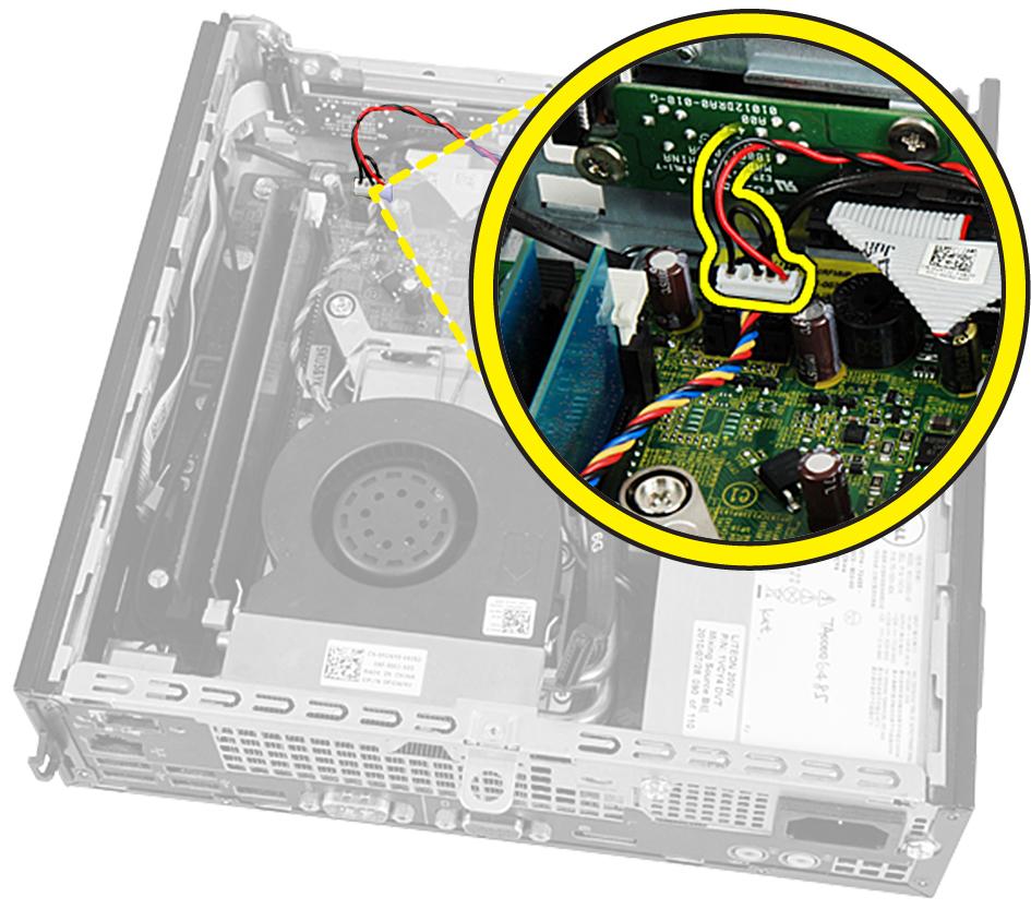 5. Remove the fan from the chassis. Installing the System Fan 1. Place the system fan in the chassis. 2. Tighten the screws that secure the fan to the chassis. 3.