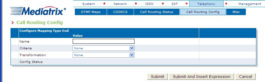 Mappings Configuration Notes 281 9. Your are brought back to the Call Routing Config sub-menu. You can see the Hunt Group you have just created in the Hunt section.