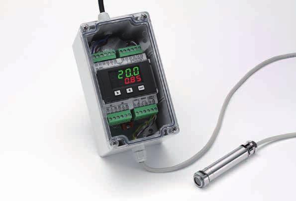 If the DRR245 is ordered with a PyroEpsilon sensor, it is supplied pre-configured to display the 4 to 20mA signal from the sensor over the appropriate temperature range.