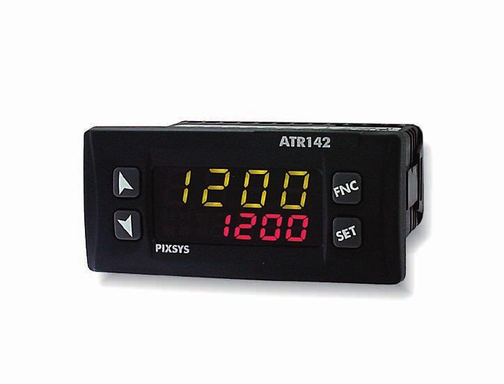 ATR142 Controller/Indicator with Triple Setpoint Versatile indicating PID controller Panel mount 3 setpoints Universal input Relay and SSR outputs Optional Modbus communications Universal supply