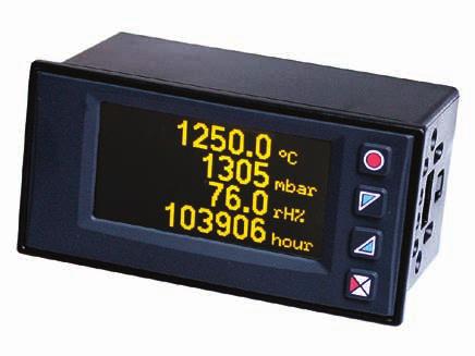 STR571 8-Channel Panel-Mounted Display for Modbus Sensors Read or write 8 variables from Modbus sensors Simultaneously view up to 4 variables per page, with 2 pages Compatible with all Calex Modbus