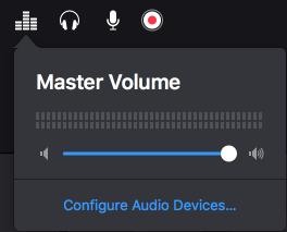 4. Volume controls Each of your volume inputs and outputs can be configured quickly and easily from the top of your djay Pro window in the global section.
