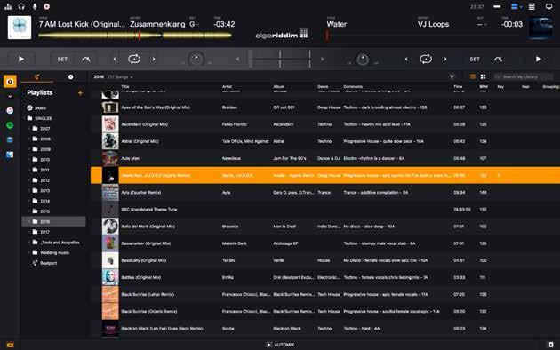 4.3 Media library browser The library browser is a powerful tool to help organize your music and prepare your sets.