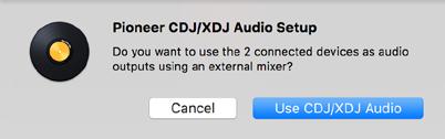 6. A pop-up will appear asking if you want to use the media player as your audio device.