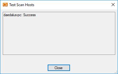 3. Enter the following information about the Scan Host(s): a. One set of login credentials for all PCs that will serve as scan hosts b.