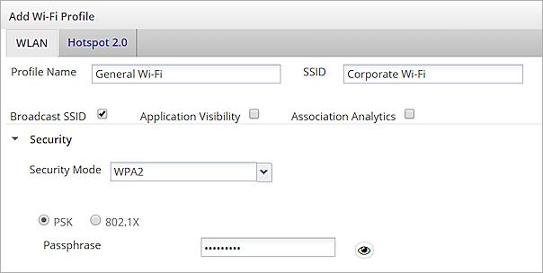 WatchGuard Wi-Fi Cloud VLAN and QoS Assignment To create the SSID profile for general Wi-Fi use: 1. Log in to your WatchGuard Cloud Wi-Fi account. 2. Select My WatchGuard > Manage Wi-Fi Cloud.