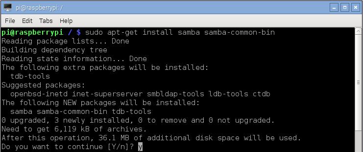 Installing Samba to share files over your network https://www.maketecheasier.