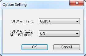 org Set format size adjustment to ON from the Option button Press the Format button.