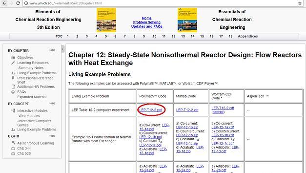 Step 1: Open chapter 12 and click on LEP-T12-2.