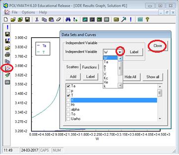to plot, double click on the graph or click on graph button present on left panel (shown below). This will open up a dialogue box.