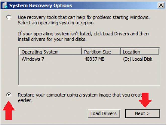 7 System Setup and Maintenance Maintenance Procedures Software Restore Procedure Use this procedure to restore your system from an existing backup system image.
