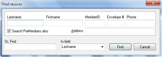 Members and Pre-Members Adding Family Members While adding a new member, you can quickly add another family member by clicking the [+] (add) button for the family members tab.