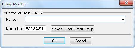 Groups Editing Group Information To edit a group record, simply double-click it, press enter, or use the edit button.