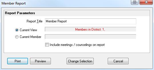 Views Chapter 12: Reporting Reports and Views All reports are found under the Reports menu option. Only the reports for the current module will be enabled.