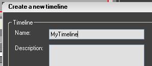 timeline and select Create Timeline.