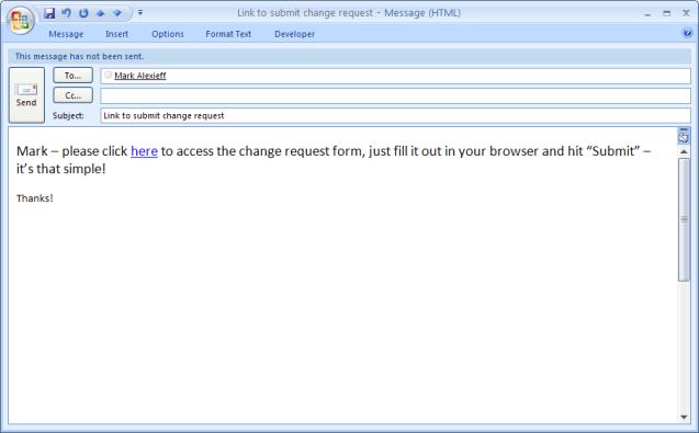 Forms Server Publish for e-mail and