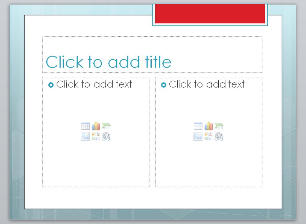 ADDING CONTENT You typically add content to a slide in placeholders specified by the slide s layout.