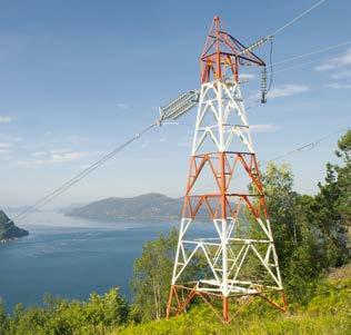 two OPPC ends within the overhead line Hood joint for all diameters Reference projects (excerpt): Fjord crossing in Norway Sunndalsfjord: 3 line sections, max.