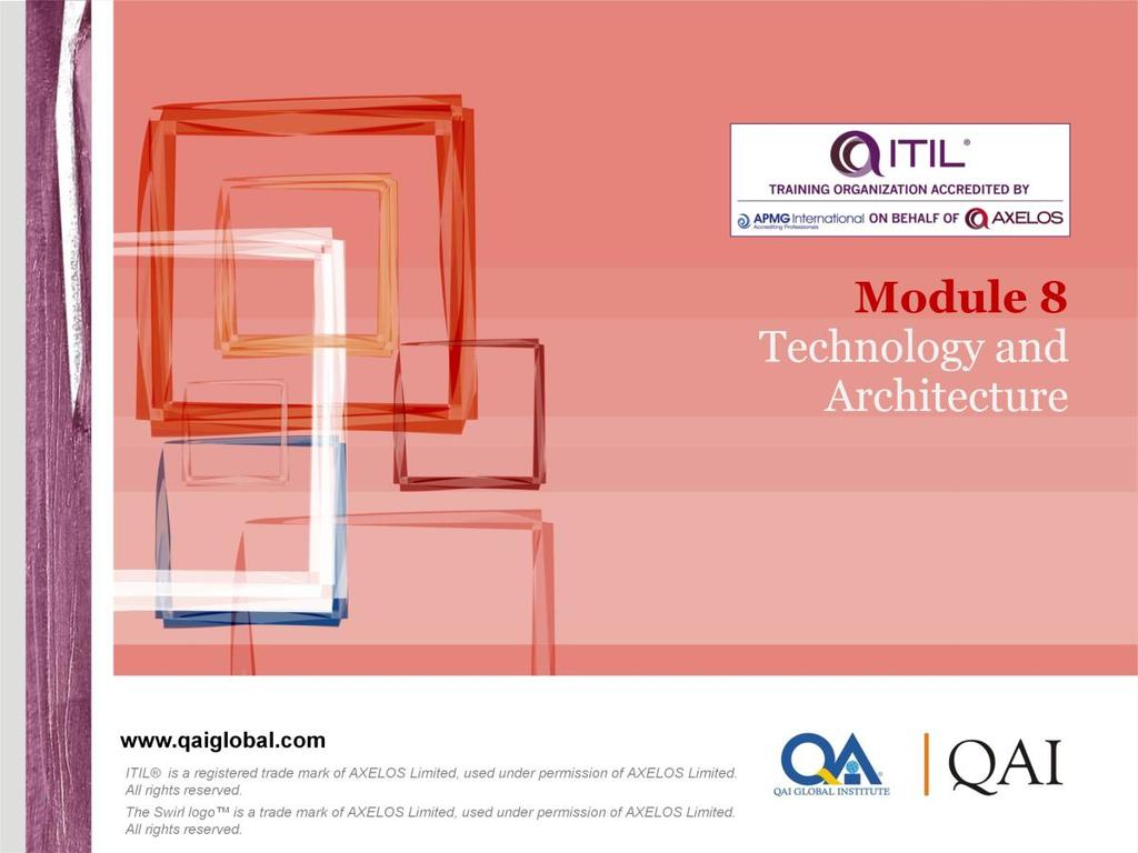 ITIL Foundation v 2011 - V1 Module 8: