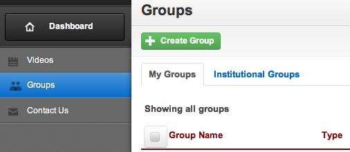 Setting Permissions for Specific Users within the MSU Community via Groups You also can create a group to include a list of target audience s MSU email addresses and share the selected media with