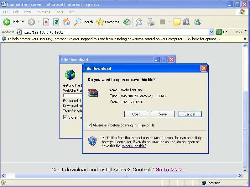 Chapter7 IE client The client user can look through video of Hybrid -NDVR Client by Internet Explorer. The default web server port is 80.