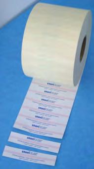 I-ROLL is self-adhesive which makes it suitable for many applications in the CSSD like labelling and documentation of medical packaging or for fixing and closing of wrapping materials.