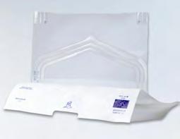 See-through-pouches and see-through-reels flat - Tyvek /film with VH2O2- (PLASMA) and EO-indicator - ISO 11607, CE The quality of see-through packaging made of Tyvek and film is decisively determined