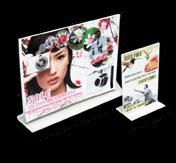 BLF Vertical Style TLF Double-Sided Literature Holders* Easy solutions for counter or table top advertising.