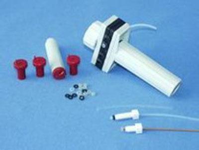 Accessories SYRINGE GUIDE Made of stainless steel and anodized aluminium. Part No.
