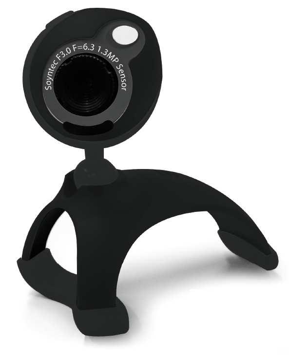 Product overview The following picture shows the main parts of the webcam: Snapshot button Lens with manual