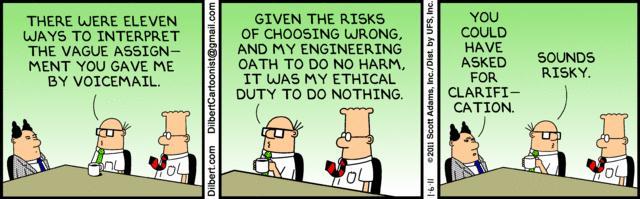 A day in the life of Dilbert, selecting a Cloud Computing