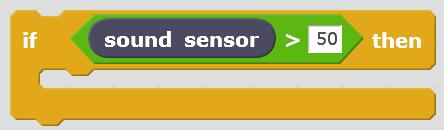 5. Using RQ robot sensors Unlike other blocks, the sensor block needs to be used