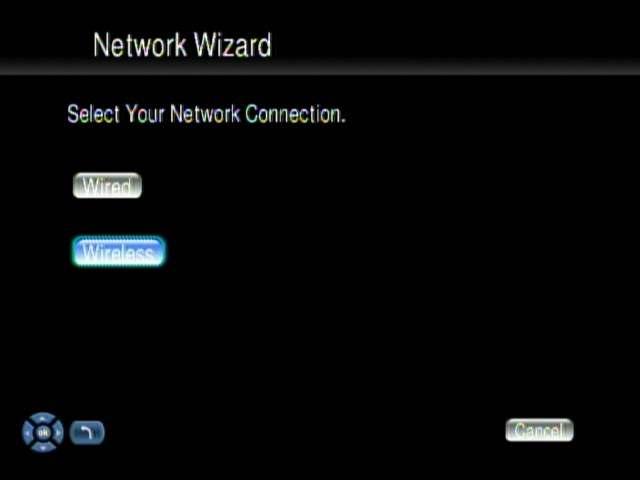 2. Select Network Wizard from setup main menu to start the setup wizard. 3.