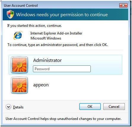 Post-Installation Configuration Tasks Exception: If on Windows XP/2003, first log in as an Administrator group member, then follow the prompts in IE information bar to complete the install of ActiveX