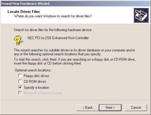 to change the path to your cdrom driver:\usb\item\98 me 2k