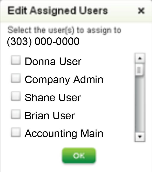 Setup: Users (continued) Assign Users to phone lines After all the Individual Users have been established with their User IDs, passwords and privileges, now the Administrator assigns Users to the