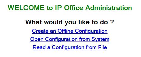 4. Avaya IP Office IP Office is configured via the IP Office Manager program. For more information on IP Office Manager, consult reference [IPO-MGR].