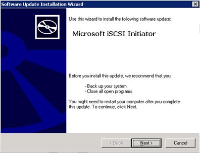 5 Load and Configure the Microsoft iscsi Boot Initiator on the