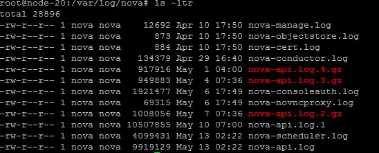 1 Server Logs on the Compute Node For a list of the Neutron server logs on the Compute node, type the following command: # cd /var/log/neutron/ From this list, examine: neutron-dhcp-agent.
