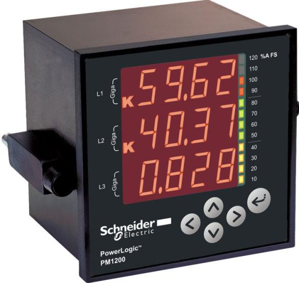 PowerLogic metering offer Functionality PM1200 PM200 Basic Monitoring LV Panels and Machinery Compact 50mm of mounting depth Sub-metering Cost allocation PM700 Feeders Basic Power Metering Neutral