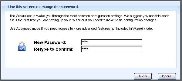 Chapter 2 Introducing the Web Configurator 2.3.2 Password Screen You should see a screen asking you to change your password (highly recommended) as shown next.