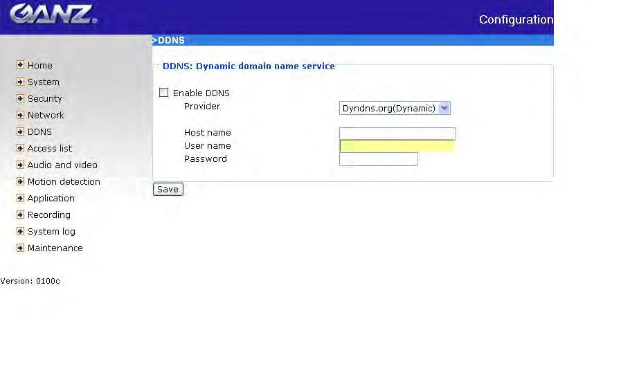 DDNS Enable DDNS This option turns on the DDNS function. Provider The provider list contains seven hosts that provide DDNS services.