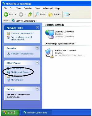 10.0 Web Configuration Easy Access With UPnP, you can access the web-based configuration on WLAN ADSL2+ Router without finding out the IP address of WLAN ADSL2+