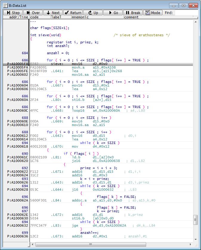 Simulator for TriCore Version 06-Nov-2017 All general commands are described in the IDE Reference Guide (ide_ref.pdf) and General Commands Reference.