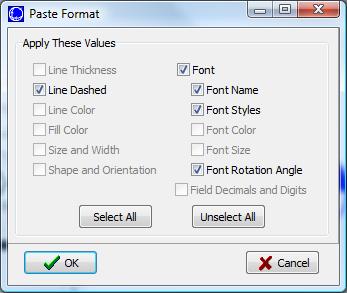 Paste Format After you have chosen to Copy Format, then the Paste Format button will be enabled.