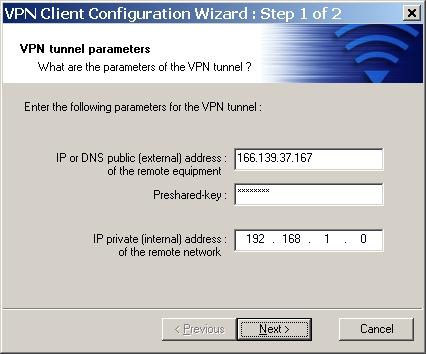 Example Proxicast VPN Client for Windows Configuration LCTN0013: Proxicast IPSec VPN Client Example After starting the Proxicast VPN Client software for the first time (or by selecting the VPN