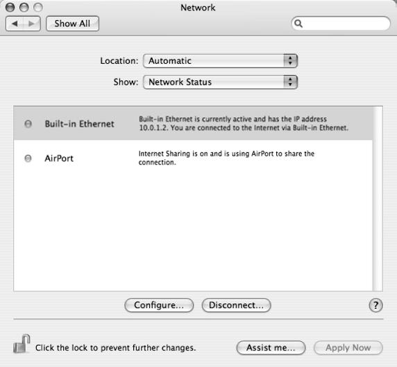 4: System Preferences 3 When the Network preferences pane opens, select Built-in Ethernet