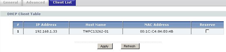 Chapter 10 DHCP Server Table 38 Network > DHCP Server > Advanced (continued) LABEL First DNS Server Second DNS Server DESCRIPTION Select User-Defined if you have the IP address of a DNS server.