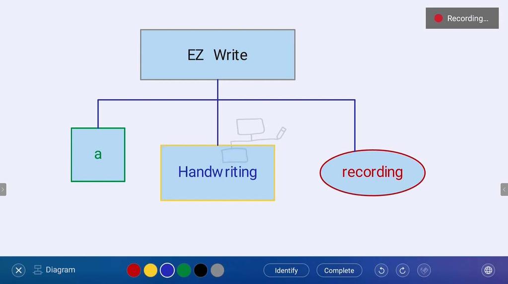 Handwriting recognition 8 6. Press Complete to export the digital annotation.