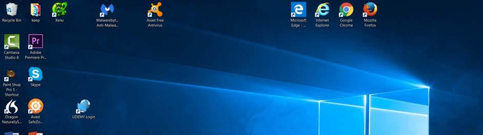 WINDOWS 10 FOUNDATION FOR BUSINESS USERS PAGE 7 The Windows 10 Desktop What is the Windows